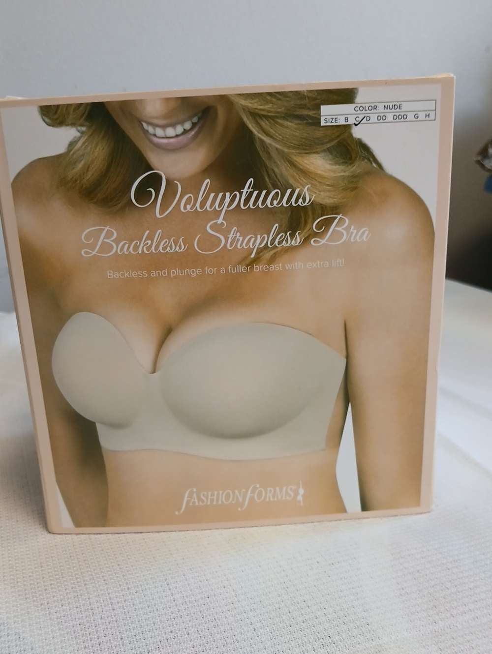 Fashion Forms Voluptuous Backless Strapless Bra - Nude